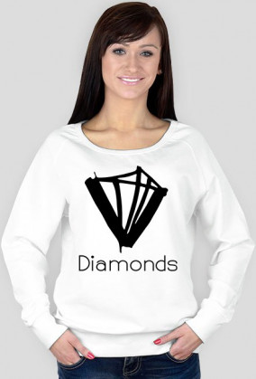 Bluza damska Diamonds biała