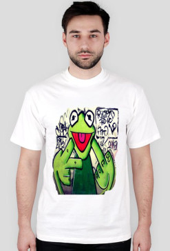 Graffiti zły kermit man