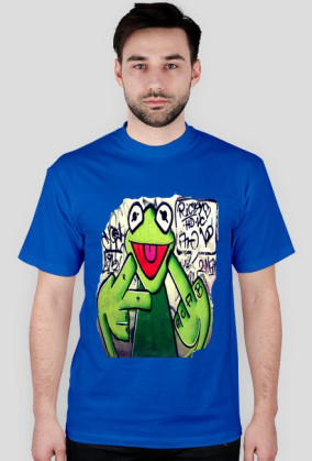Graffiti zły kermit man