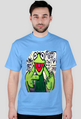 Graffiti zły kermit man
