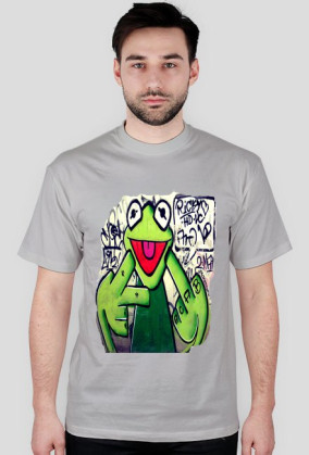 Graffiti zły kermit man