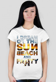 Koszulka "Sun, beach and party!"