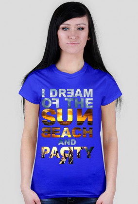 Koszulka "Sun, beach and party!"