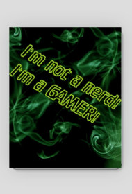 Podkładka "I'm not a nerd..." zielona