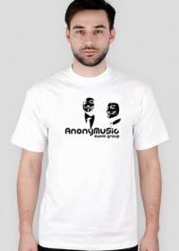 AnonyMusic - koszulka biała