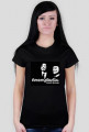 AnonyMusic - koszulka czarna DAMSKA