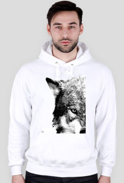 WOLF HOOD BW
