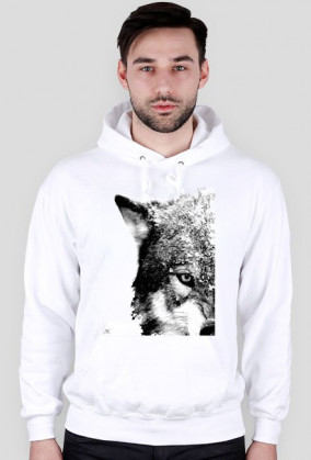 WOLF HOOD BW
