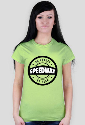 Koszulka damska - Speedway No Brakes No Fear