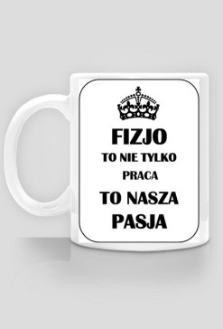 kubek "pasja" biały