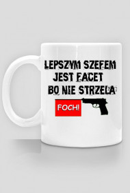 Lepszym szefem facet jest kubek