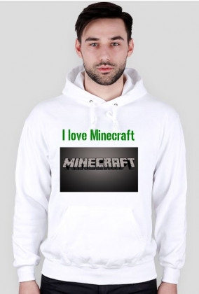 koszulka I love Minecraft
