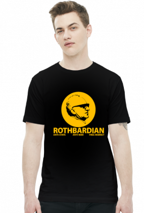 Rothbardian - czarna koszulka