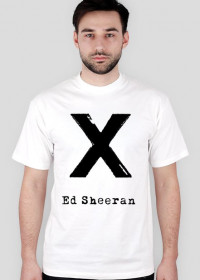 Ed Sheeran X czarny