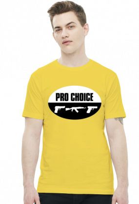 Pro choice gun - koszulka dwa kolory