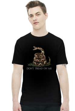 Don't Tread On Me - czarna koszulka