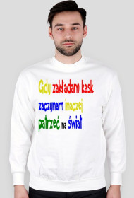 Gdy zakładam kask... Bluza bez kaptura