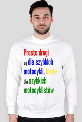Proste drogi... bluza bez kaptura