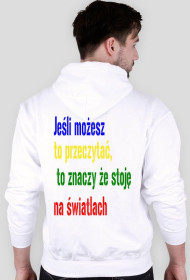 Jeśli możesz to przeczytać... bluza z kapturem