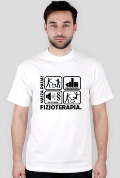 koszulka męska "nasza pasja" biała