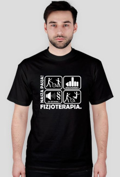 koszulka męska "nasza pasja" czarna
