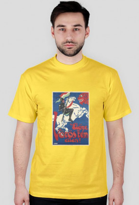 NAPRZÓD PRZECIWKO CZERWONEMU POTWOROWI - Koszulka Patriotyczna