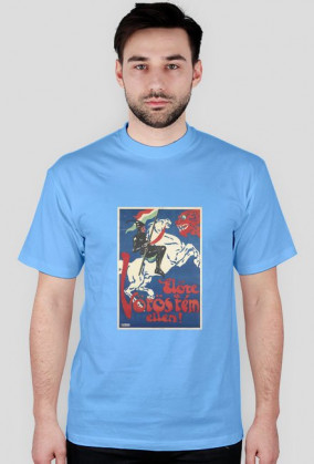 NAPRZÓD PRZECIWKO CZERWONEMU POTWOROWI - Koszulka Patriotyczna