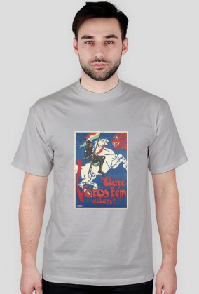 NAPRZÓD PRZECIWKO CZERWONEMU POTWOROWI - Koszulka Patriotyczna