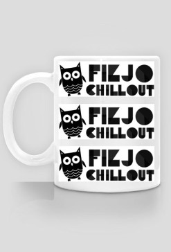 kubek "fizjo.chillout" biały