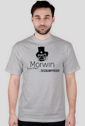 Morwin to nie YT'Ber, to szalony piesek! szara męska