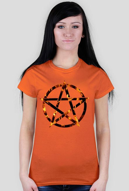 Koszulka damska PENTAGRAM wzór 8 - tanio!
