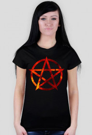 Koszulka damska PENTAGRAM wzór 9 - tanio!
