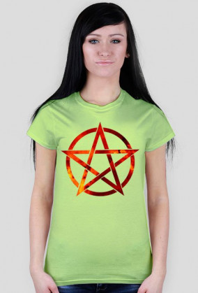 Koszulka damska PENTAGRAM wzór 9 - tanio!