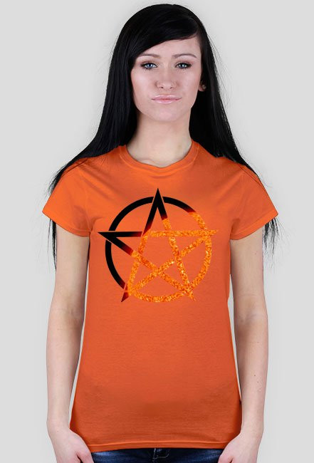 Koszulka damska PENTAGRAM wzór 10 - tanio!