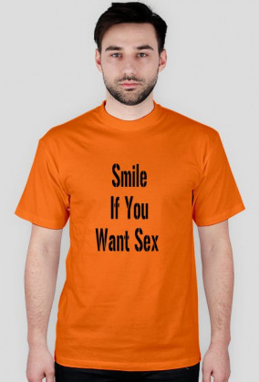 Koszulka męska - Smile If You Want Sex
