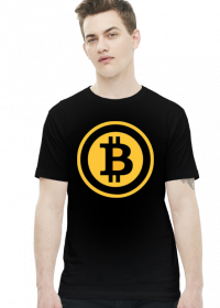 Bitcoin - czarna koszulka