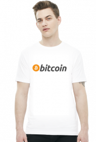 Bitcoin - biała koszulka