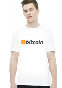 Bitcoin - biała koszulka