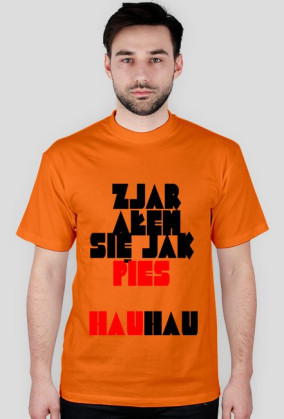 T-SHIRT ZJARAŁEM SIĘ JAK PIES men's
