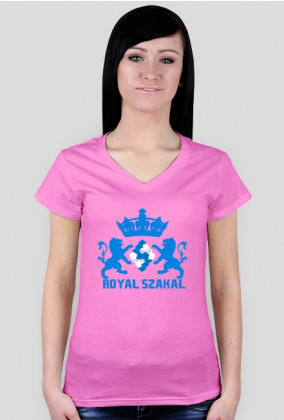 KOSZULKA DAMSKA "Royal Szakal BLUE"