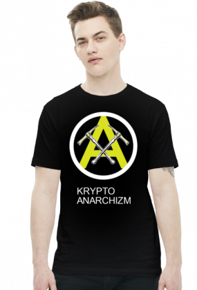 Kryptoanarchizm - czarna koszulka