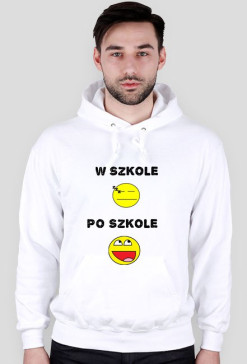 W szkole męska bluza