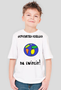 Najlepsza koszulka na świecie chłopięca