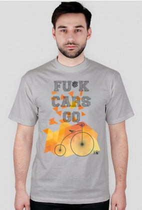 Koszulka F*ck Cars Go Bike #BlackOwlWear