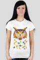 Koszulka Triangle Owl Damska