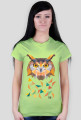 Koszulka Triangle Owl Damska