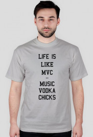 Life is like MVC - black