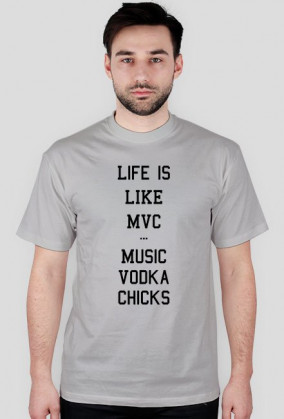 Life is like MVC - black