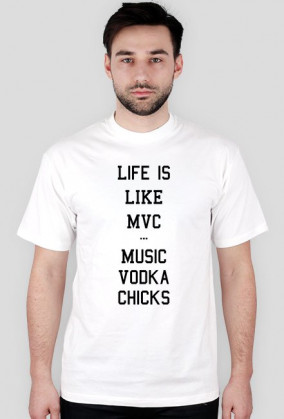 Life is like MVC - black