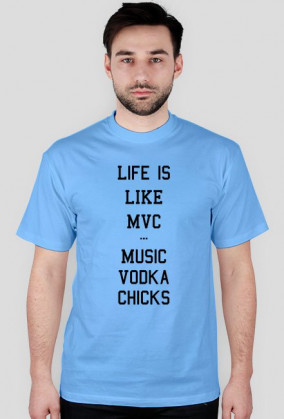 Life is like MVC - black